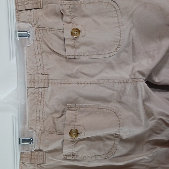 Beige Ruched Cargo Pants - Picture 4 of 7